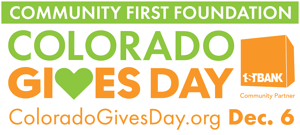 Colorado Gives Day 2022 Logo in Green & Orange