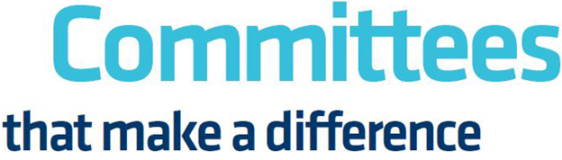 An image stating committees make a difference.