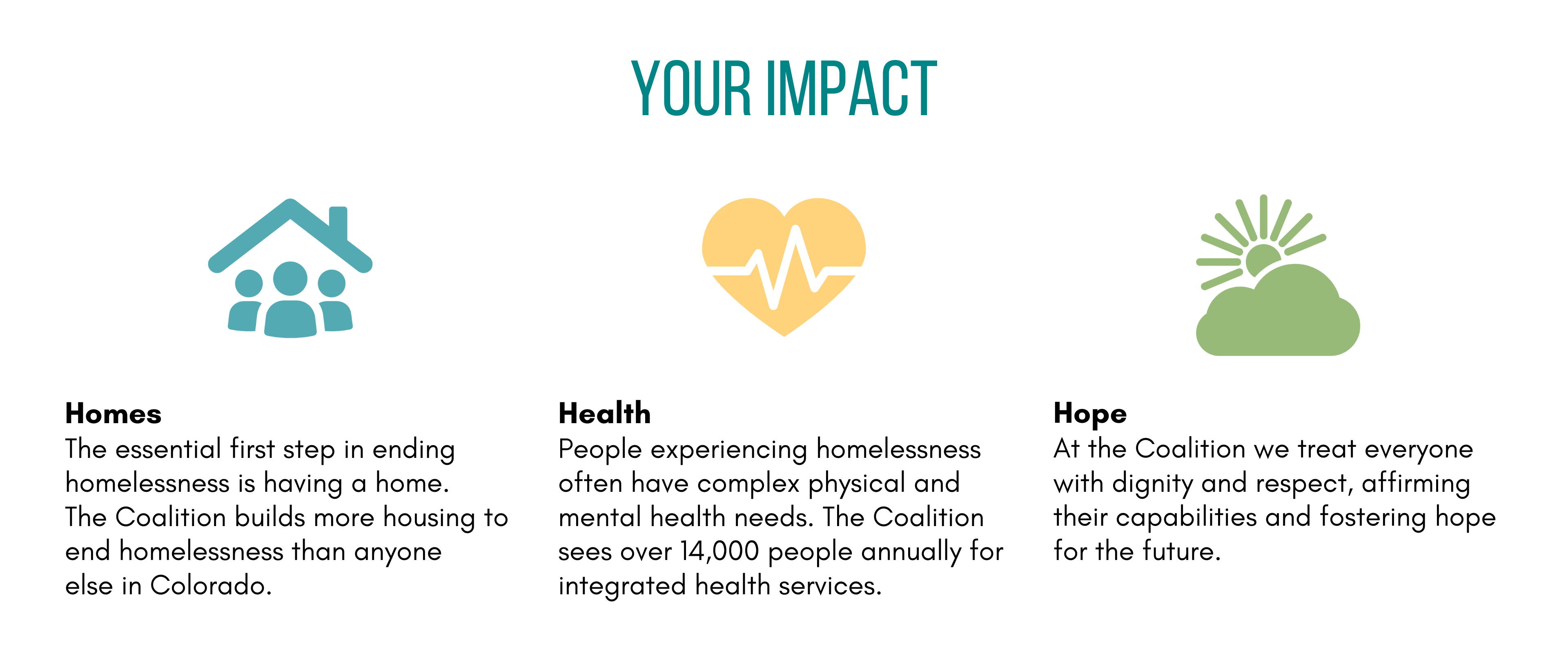 Homes Health Hope infographic