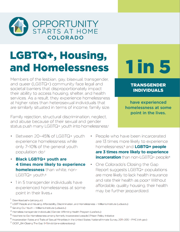 Cover page PDF Image - OSAH LGBTQ Report