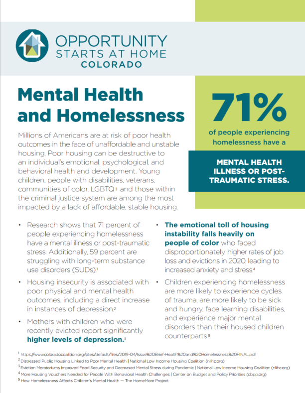 Cover page PDF Image - Mental Health OSAH Report