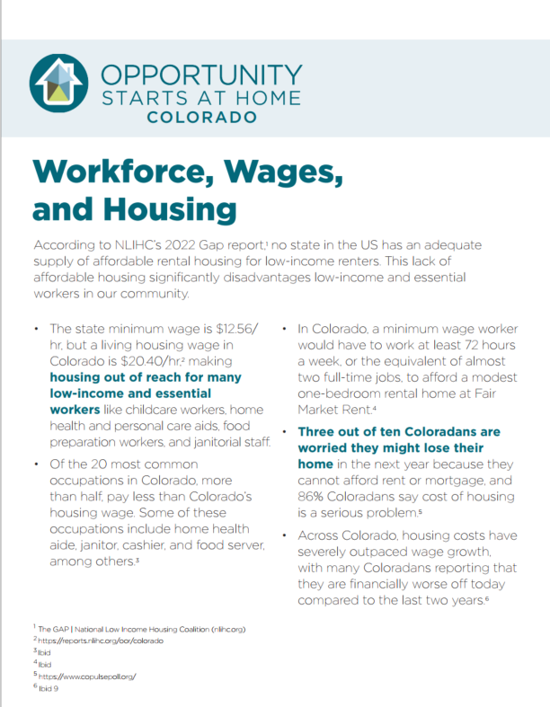 Cover page PDF Image - Workface and Wages OSAH Report