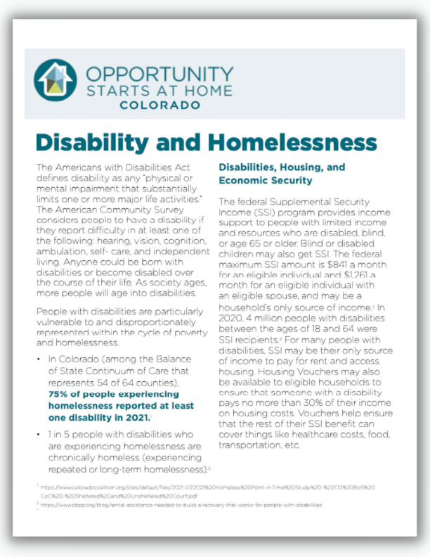 Disability Rights One-Pager Image