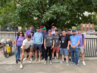 Group of volunteers