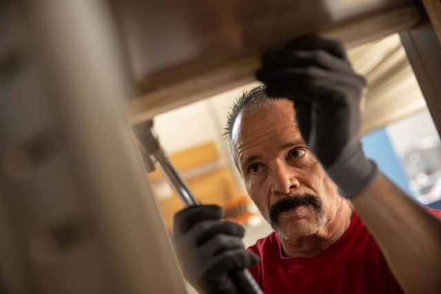Person at work